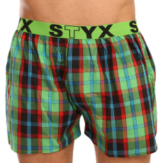  Tarka férfi klasszikus boxeralsó Styx sport gumi (B904) M