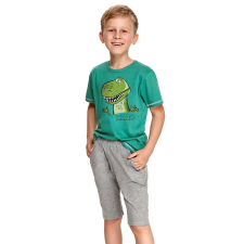 Taro Alan fiúpizsama, sötétzöld, dinoszauruszos 104 gyerek hálóing, pizsama