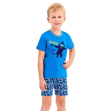 Taro Damian fiúpizsama, kék, majmos 92 gyerek hálóing, pizsama