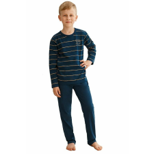 Taro Harry fiúpizsama, sötétkék, csíkos 92 gyerek hálóing, pizsama