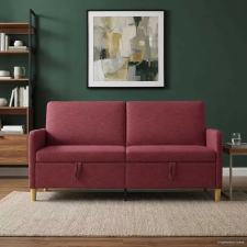  Tárolós Kanapé Bordó 172 x 78 x 87 cm Poliészter bútor
