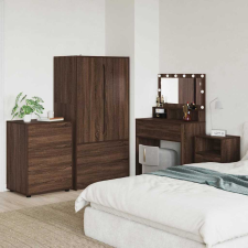  Tárolószekrény Barna Tölgy 60 x 48 x 81 cm Faanyag bútor