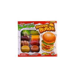 Társasjáték hamburger készítő konyhakészlet