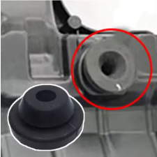  Tartó gumibak légszűrőház Audi, Volkswagen, Skoda, Seat autó dekoráció