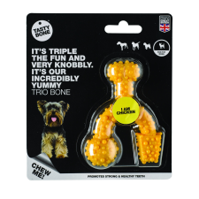  TASTY BONE Nylon csont trió extra kis kutyák számára - Csirkehús játék kutyáknak