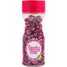Tasty Me gluténmentes metallic pearls tortadekor mix fukszia 75 g reform élelmiszer