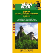 Tatra plan 5007. Árvai Magura, Beszkidek turista térkép Tatraplan 1:50 000 térkép