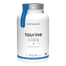  Taurine - 60 kapszula - Nutriversum vitamin és táplálékkiegészítő