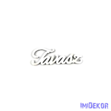  Tavasz fa felirat 10x3,5cm 5db/csomag - Fehér dekorációs kellék
