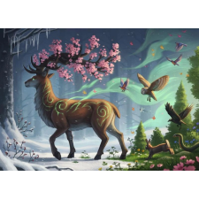 Tavaszi szarvas 1000 darabos Ravensburger kirakó puzzle, kirakós