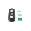  Távirányító kulcsház+Chip BMW CAS3 1/3/5/7 Series X5 X6 E60 E61 E70 E71 E87 E90 Z4 KR55WK491 868mhz CAS3