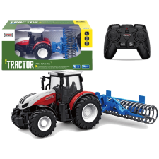 Távirányítós Traktor Gumírozott Kerekekkel autópálya és játékautó