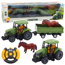  Távirányítós Traktor Pótkocsival és Lóval távirányítós modell