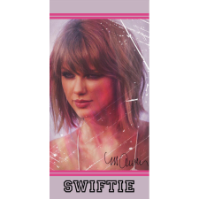 Taylor Swift Swiftie fürdőlepedő, strand törölköző 70x140cm babatörülköző, kifogó