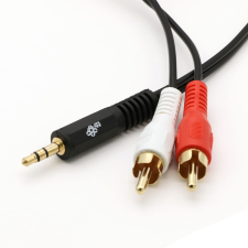 TB AKTBXAJ2RCA150B 3.5mm Jack apa - 2x RCA apa Kábel (1.5m) (AKTBXAJ2RCA150B) kábel és adapter