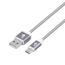 TB AKTBXKUCSBA15PS USB-A apa - USB-C apa 2.0 Adat és töltőkábel - Szürke (1.5m) kábel és adapter