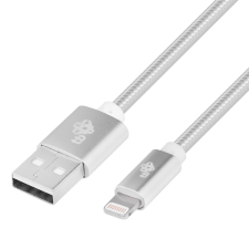 TB Lightning apa - USB-A Adat és tölő kábel - Szürke (1,5m) (AKTBXKUAMFIW15S) kábel és adapter