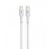 TB USB Type-C - USB Type-C Adat- és töltőkábel 2m - Fehér (AKTBXKUCC2SI20W)