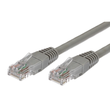 TB UTP CAT5e Patch kábel 1,5m - Szürke kábel és adapter