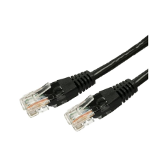 TB UTP CAT6a Patch kábel 3m - Fekete (10db) kábel és adapter