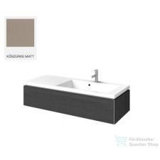 Tboss JANA 125J 1F 1 fiókos alsó szekrény mosdóval, jobbos, KŐSZÜRKE MATT (08723250506) fürdőszoba bútor