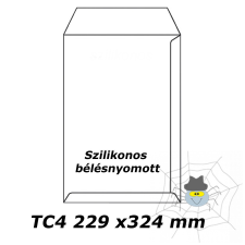  TC4 (229 x 324 mm) szilikonos bélésnyomott boríték boríték