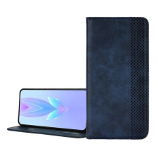 TCL 40 NxtPaper, Oldalra nyíló tok, stand, mozaik minta, sötétkék tok és táska