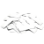 TCM FX Slowfall Confetti rectangular 55x18mm  white  1kg
