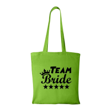  Team Bride - Bevásárló táska Zöld egyedi ajándék