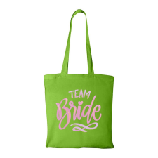  Team bride pink - Bevásárló táska Zöld egyedi ajándék