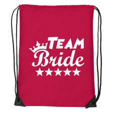 Team Bride - Sport táska piros v3 tornazsák