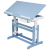 Tech Íróasztal gyerek kék - Kék dönthető gyermek íróasztal