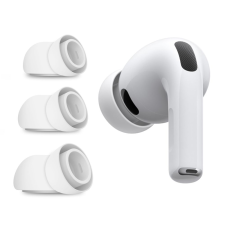  TECH-PROTECT - AirPods Pro 3 fülhallgató gumiharang: 3 pár szilikon, fehér audió kellék