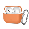 Tech-Protect AirPods Pro 3 tartó - Tech- Protect Hook - narancssárga szilikon AirPods Pro 3 tok