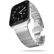 Tech-Protect Apple Watch 42/ 44/ 45/ 49 mm Tech-Protect Linkband, ezüst okosóra kellék