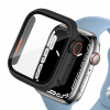 Tech-Protect Defense360 Apple Watch 7 / 8 / 9 (45mm) ütésálló tok kijelzővédelemmel, fekete-narancs
