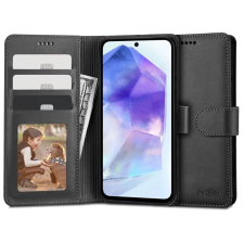 Tech-Protect fekete Waller Book / Flip tok kártyatartóval Samsung Galaxy A55 készülékhez tok és táska