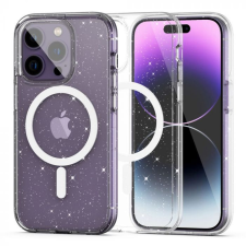 Tech-Protect Flexair Hybrid MagSafe iPhone 14 Pro kemény hátlap tok - átlátszó/csillámos tok és táska