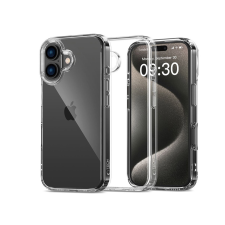 Tech-Protect FlexAir Hybrid szilikon tok - Apple iPhone 16 - átlátszó tok és táska