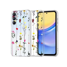Tech-Protect Flexair Plus szilikon hátlaptok Samsung Galaxy A55 átlátszó virágos tok és táska