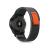 Tech-Protect Garmin Fenix 3 / 5X / 3HR / 5X Plus / 6X / 6X Pro / 7X nylon óraszíj - fekete/narancs (ECO csomagolás)