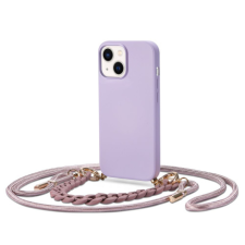 Tech-Protect Icon Chain tok iPhone 14 Plus, lila tok és táska