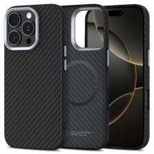 Tech-Protect ION CARBON MAGSAFE iPhone 16 Pro készülékhez tok fekete/ezüst tok és táska