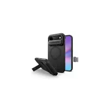 Tech-Protect Kevlar Aura MagSafe tok iPhone 17 Air, fekete tok és táska
