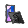 Tech-Protect Lenovo Tab M10 10.1 (3rd Gen.) TB-328 ütésálló tablet tok 360 fokos védelemmel, 4H kijelzővédő üveggel - Tech-Protect Solid - fekete (ECO csomagolás)