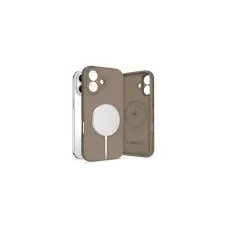 Tech-Protect Liquid Silicone MagSafe tok iPhone 16, barna tok és táska