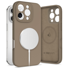 Tech-Protect Liquid Silicone MagSafe tok iPhone 16 Pro, barna tok és táska
