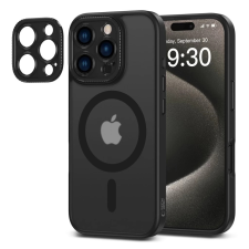 Tech-Protect MagCam Magsafe kameravédős hátlaptok iPhone 16 Pro Max fekete tok és táska