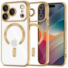 Tech-Protect magflex magsafe iPhone 17 Pro fényes arany védőtok tok és táska