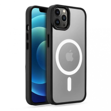 Tech-Protect MAGMAT Magsafe tok átlátszó / fekete Apple iPhone 12 / 12 Pro készülékhez tok és táska